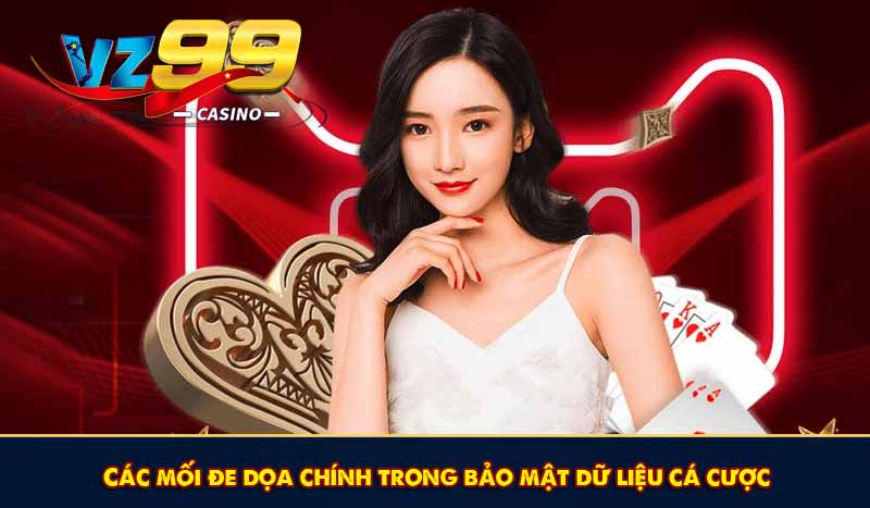 Các mối đe dọa chính trong bảo mật dữ liệu cá cược